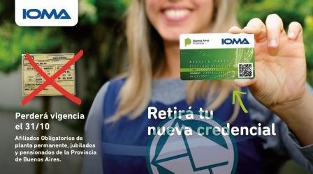 IOMA se despide de las credenciales de papel