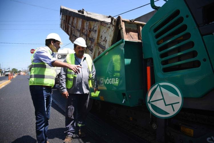 Avanza la repavimentación del Camino General Belgrano