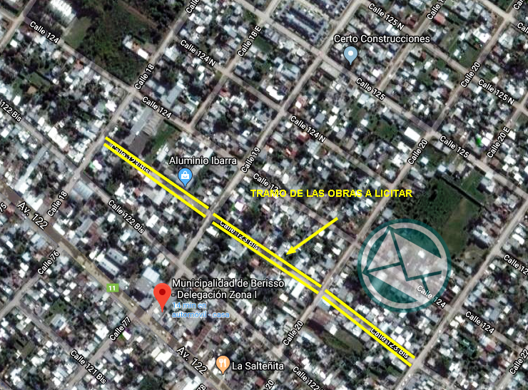 Licitan obras sobre la calle 123 de Villa Progreso para erradicar la calzada de tierra