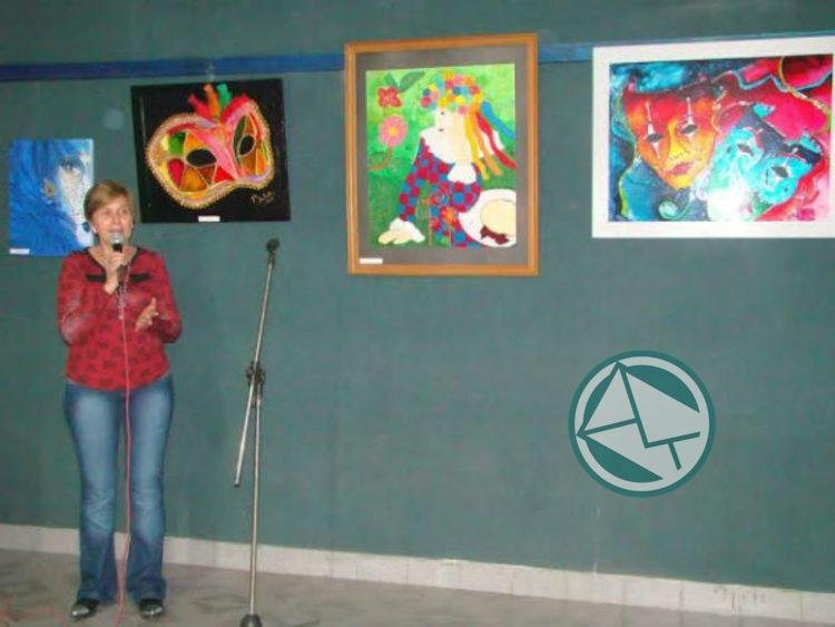 Muestra de pintura decorativa en Casa de Cultura