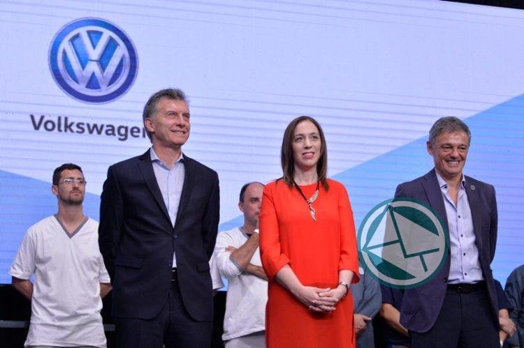 Mientras Renault cerró en Tandil y echó personal, Vidal y Macri en anuncio inversiones de Volkswagen Mientras Renault cerró en Tandil y echó personal, Vidal y Macri en anuncio inversiones de Volkswagen