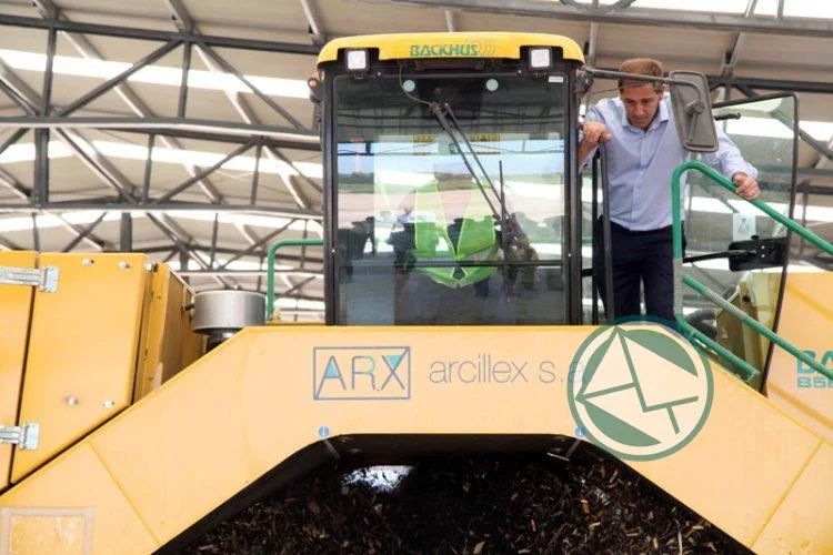 Garro recorrió la nueva Planta del CEAMSE en Ensenada