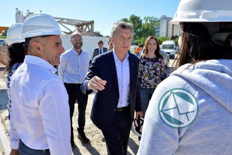 Macri y Vidal recorrieron el soterramiento del tren Sarmiento en Haedo