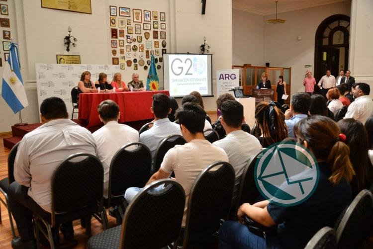 Presentaron “Simulación G20” para estudiantes de escuelas técnicas platenses