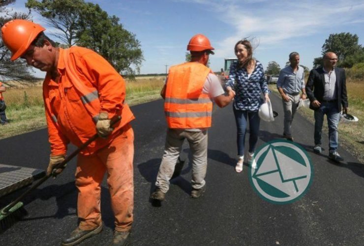 Vidal caminó por la obras viales de la RP Nº29 en Balcarce1