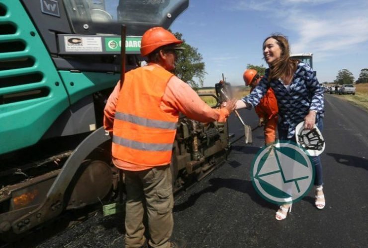 Vidal caminó por la obras viales de la RP Nº29 en Balcarce2