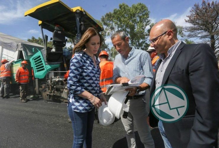 Vidal caminó por la obras viales de la RP Nº29 en Balcarce3