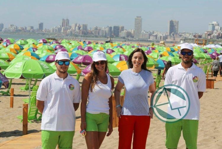 Vidal presentó en Mar del Plata las playas gratuitas