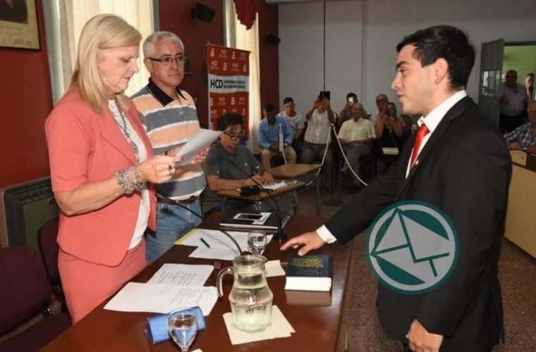 Asuncion a presidencia del HCD Matias Nanni