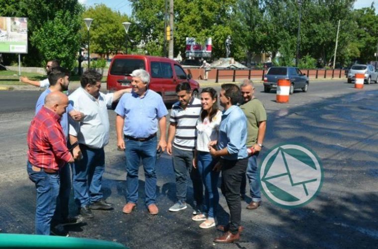 Nedela recorrió la repavimentación de las avenidas Génova y Montevideo1