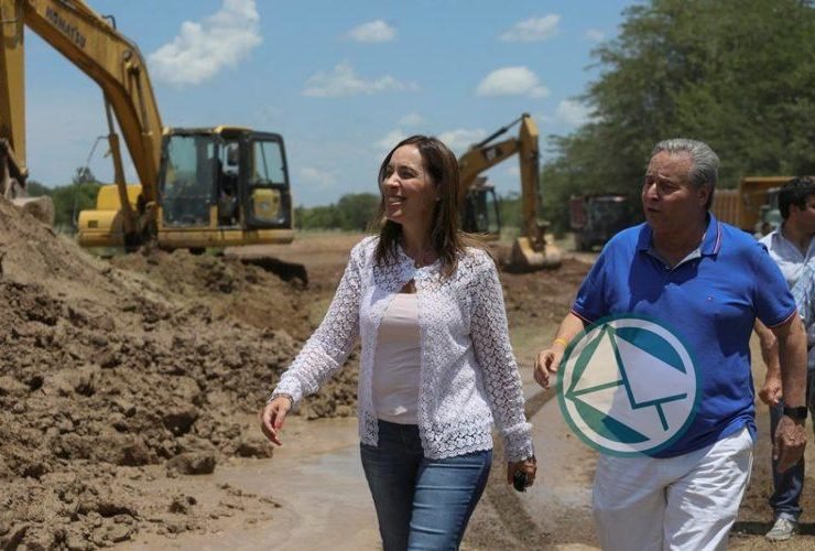 Recorrida de Vidal por obras en Pergamino Arrecifes y Salto 03