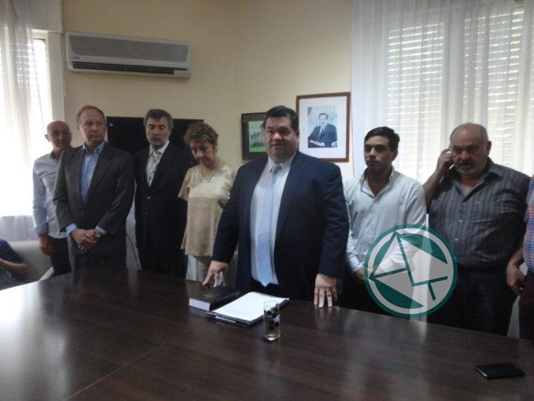 Asunción de funcionarios en el Municipal de Berisso