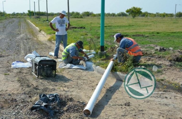 Obras en el barrio PROCREAR Santa Teresita Nedela 01