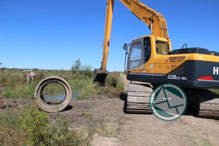 Obras encarada por el Municipio de Ensenada en el Barrio Arco Iris de Punta Lara