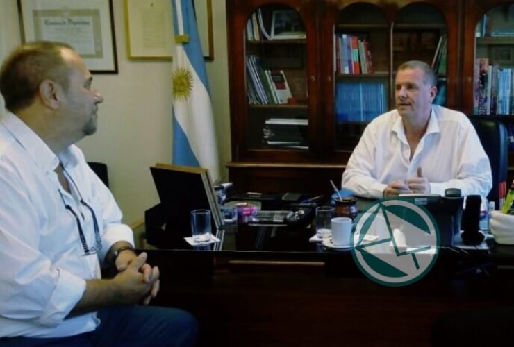 Con el subsecretario de Seguridad del Interior Gerardo Milman se juntaron Topich y Dagorret 2