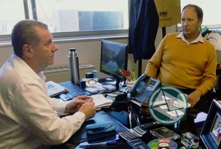 Con el subsecretario de Seguridad del Interior Gerardo Milman se juntaron Topich y Dagorret 3