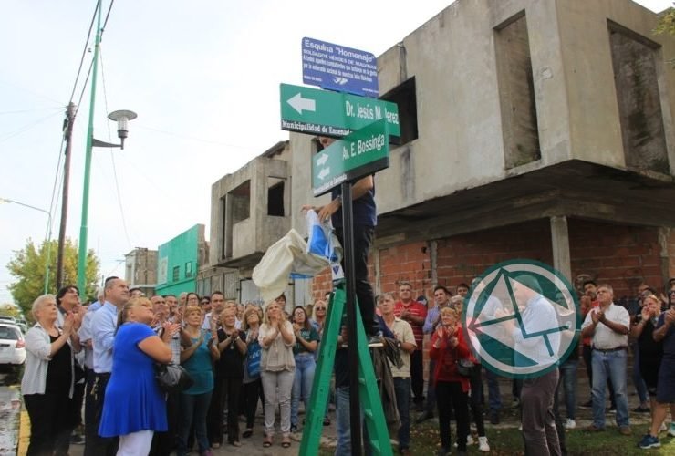 Señalización de la "Esquina de la Memoria: Soldados Héroes de Malvinas"de Ensenada 10 04 2018 Esquina de Memoria Malvinas – 5 Esquinas 01