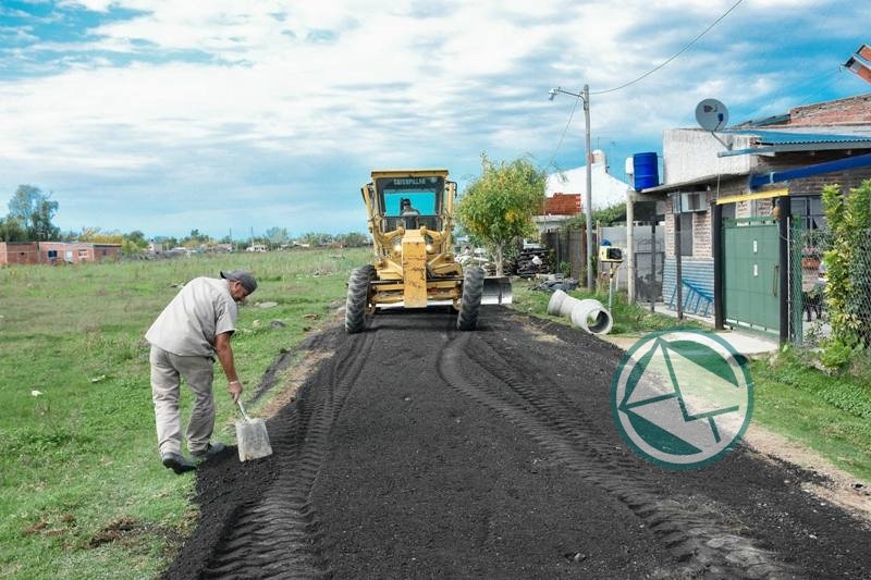 Arreglos de calles en el Barrio Cotilap