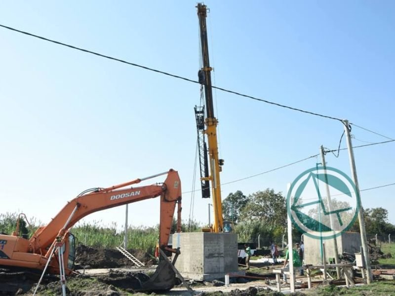 Colocaron cámaras cloacales en el barrio ProCreAr del Santa Teresita 01