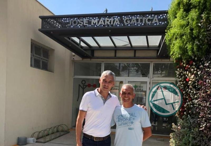 Cagliardi visitó Centro deportivo de Alto Rendimiento de Avellaneda