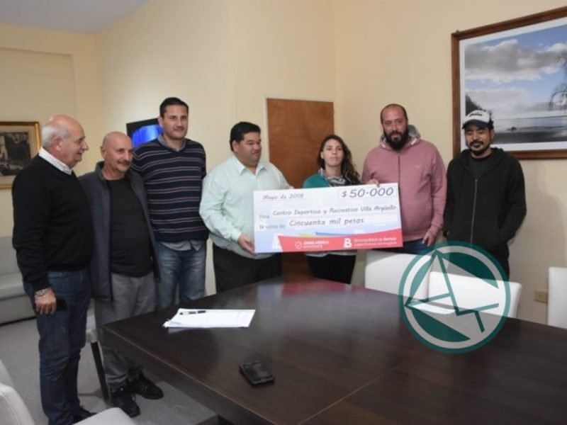 50 mil pesos en subsidio para el Centro Deportivo y Recreativo Villa Argüello 3