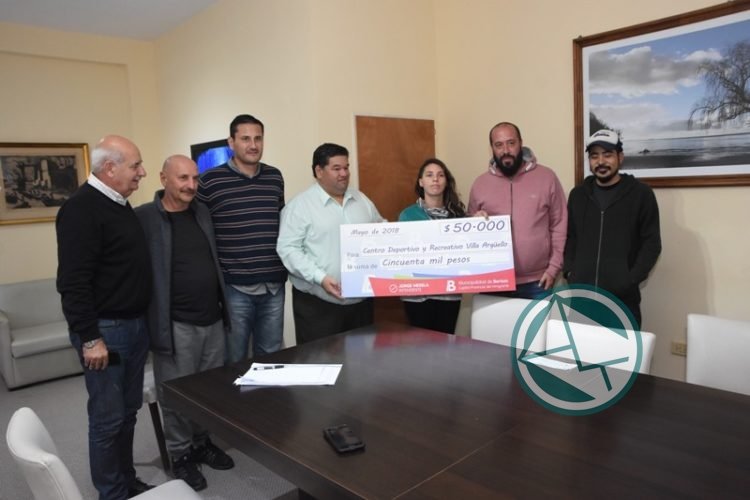 50 mil pesos en subsidio para el Centro Deportivo y Recreativo Villa Argüello
