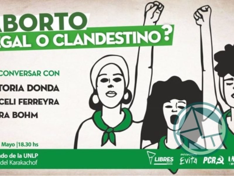 Aborto legal o clandestino flyer
