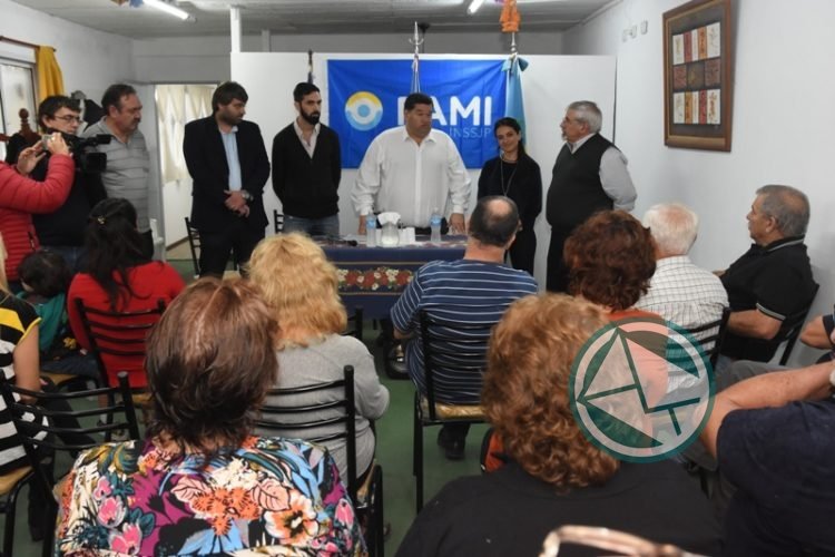 Subsidio del PAMI al Centro de la Tercera Edad de Berisso
