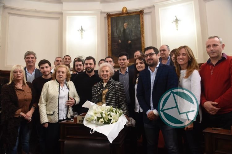 Estela de Carlotto estuvo en el Concejo Deliberante Platense