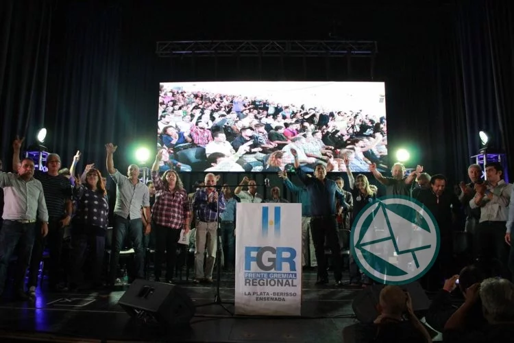 Se lanzó en La Plata el Frente Gremial Regional