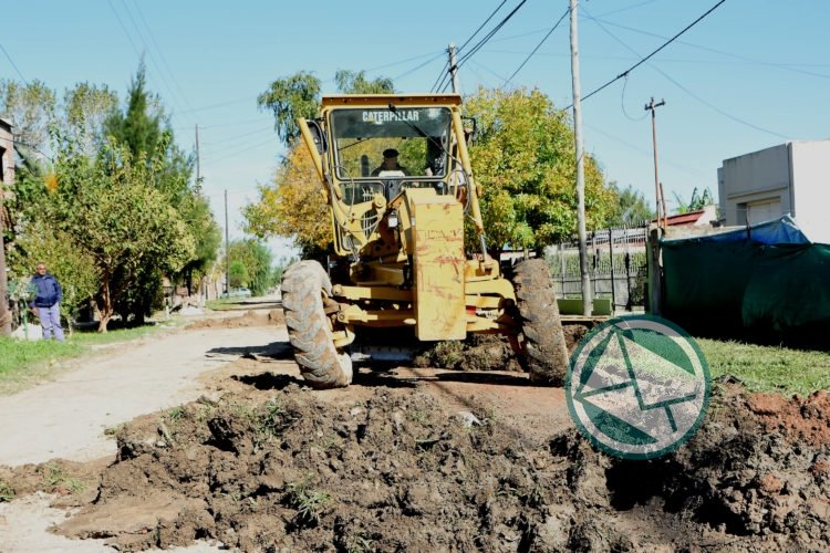 Mantenimiento sobre la calle 29 en Villa San Carlos