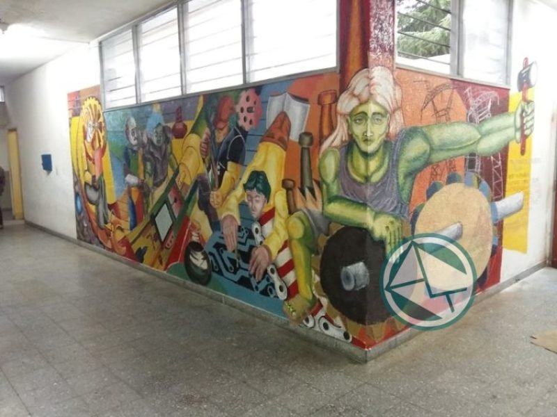 Mural de La Tallera en la Escuela Técnica 2 01