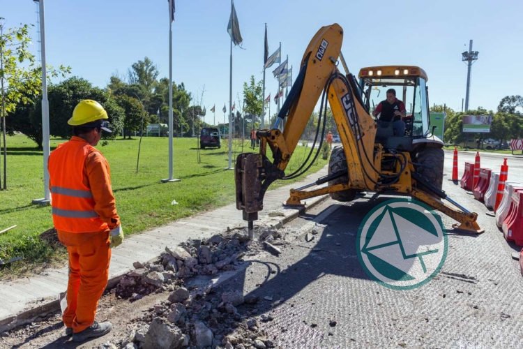 Por obras, serán reducidos dos carriles en la rotonda de la Autopista: Vías alternativas