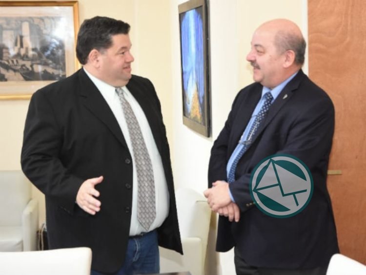 El presidente de la UNLP se reunió con el Intendente Nedela