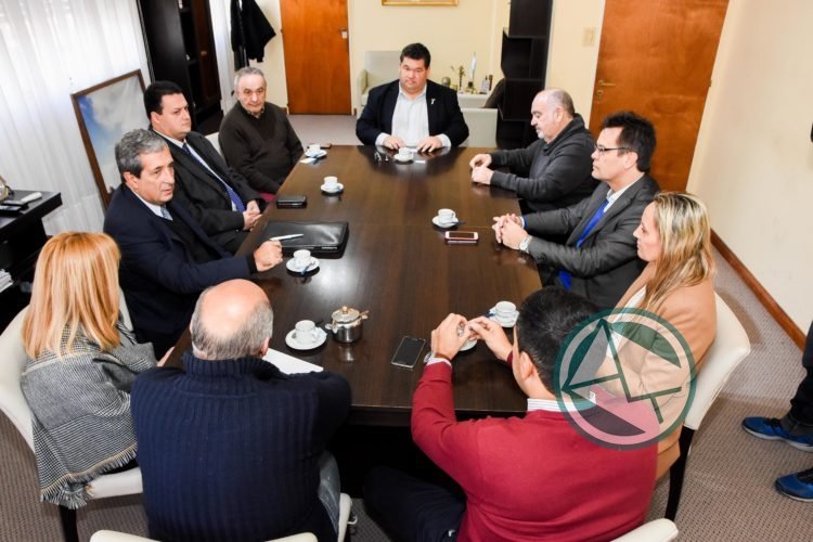 Reunión del intendente de Berisso con el gerente Institucional del BAPRO