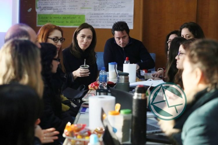 Vidal estuvo en una capacitación docente en Morón