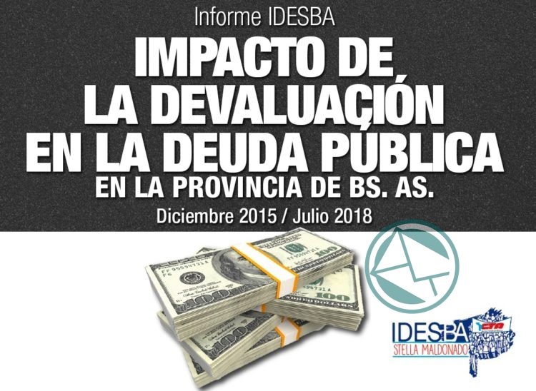 Impacto de la devaluación en la deuda pública de la Provincia