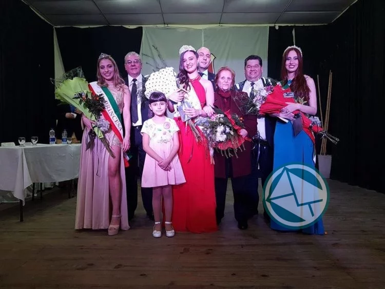 Celeste Clarembaux Di Pietro, reina de la Sociedad Italiana de Berisso