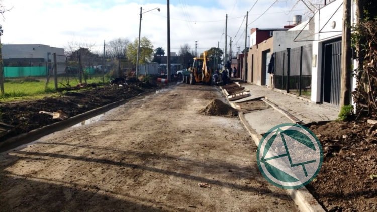 Obras de infraestructura en Villa Castells
