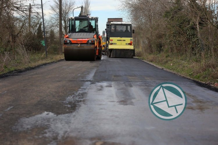Obras de renovación integral de la calle 426 de Villa Elisa