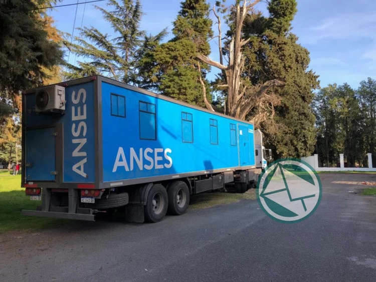 Trailer de ANSES hasta el 7/9 en Hospital Alejandro Korn de Melchor Romero