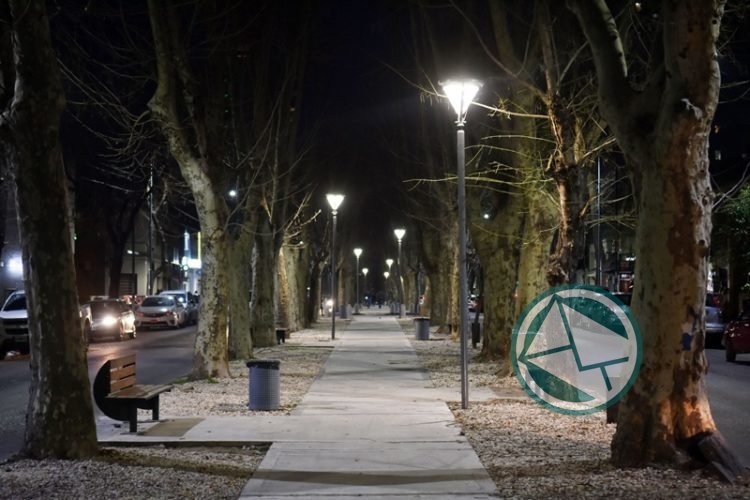 Concluyeron las obras en Avenida 60: Nuevas veredas, luminarias LED y bicisenda