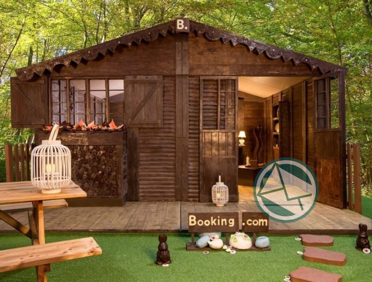 Booking.com ofrece la posibilidad de alojarse en una cabaña de chocolate