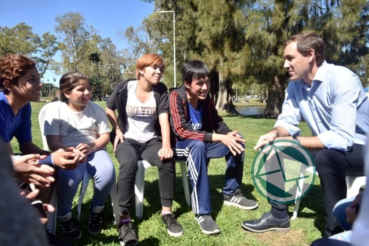 Garro participó del encuentro ‘Envión sos vos’ en la República de los Niños