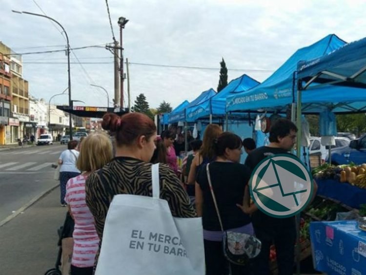 Más días de "El Mercado en tu Barrio" en la localidad de Berisso