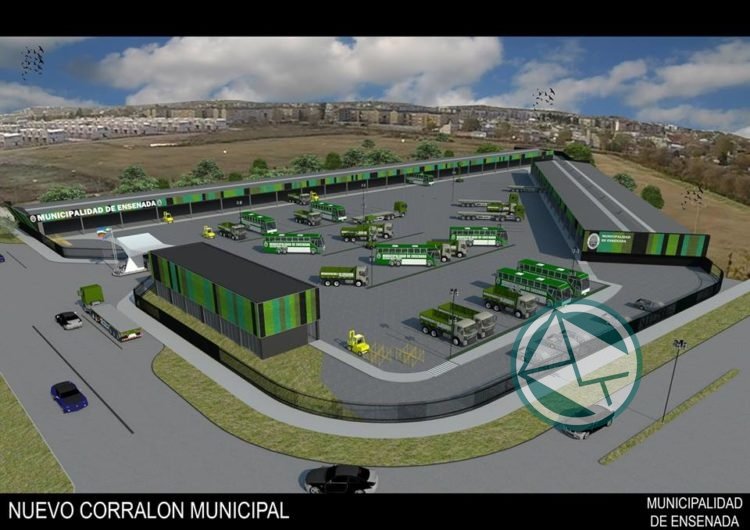 Avances del nuevo Corralón Municipal de Ensenada