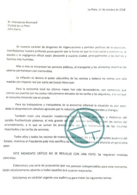 Carta emerngencia La Plata 1
