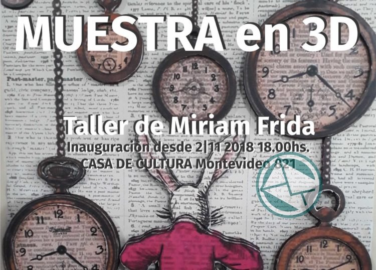Muestra de obras realizadas con técnicas en 3D