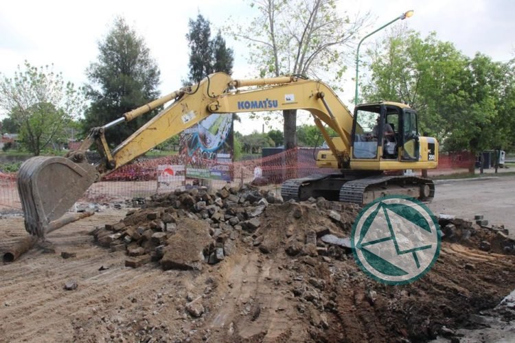 Repavimentación de la calle 50 en El Dique