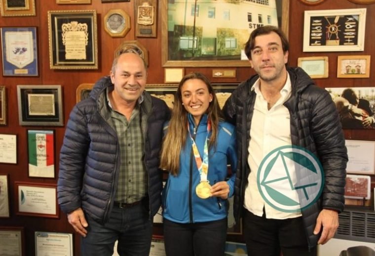Secco recibió a Carolina Ponce, medalla olímpica en los JJOO de la Juventud2